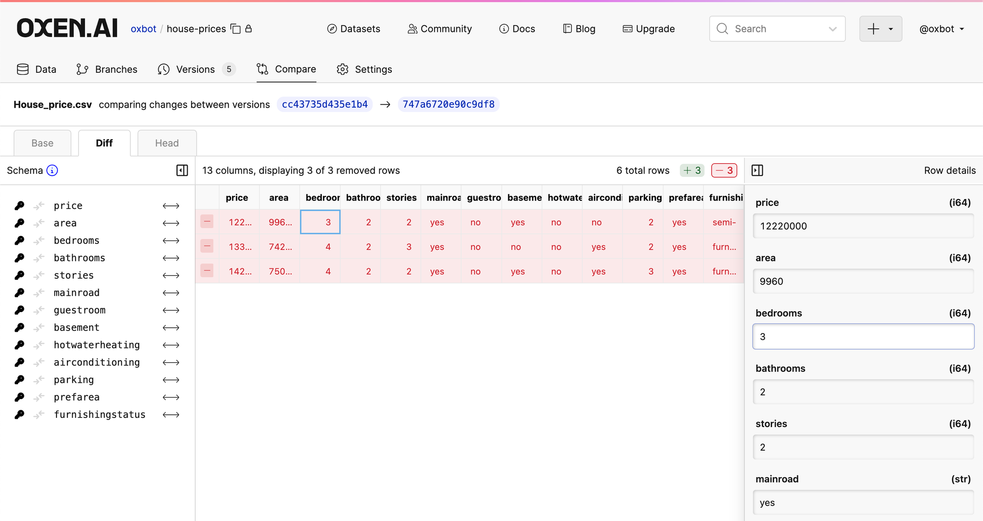 Uploading Datasets to Oxen.ai